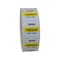 National Checking 1"x1" Trilingual Yellow Tuesday Permanent Label, PK1000 P102R - alternate 1